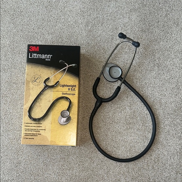 3M Littmann Lightweight II S.E. Stethoscope - Black - Picture 1 of 4